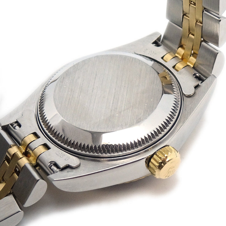 ロレックス オイスターパーペチュアルデイトジャスト Ref.69173 26mm 腕時計 SS 18KYG ダイヤモンド