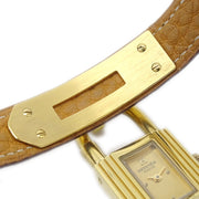 Hermes 1995 Kelly Watch Brown Taurillon Clemence