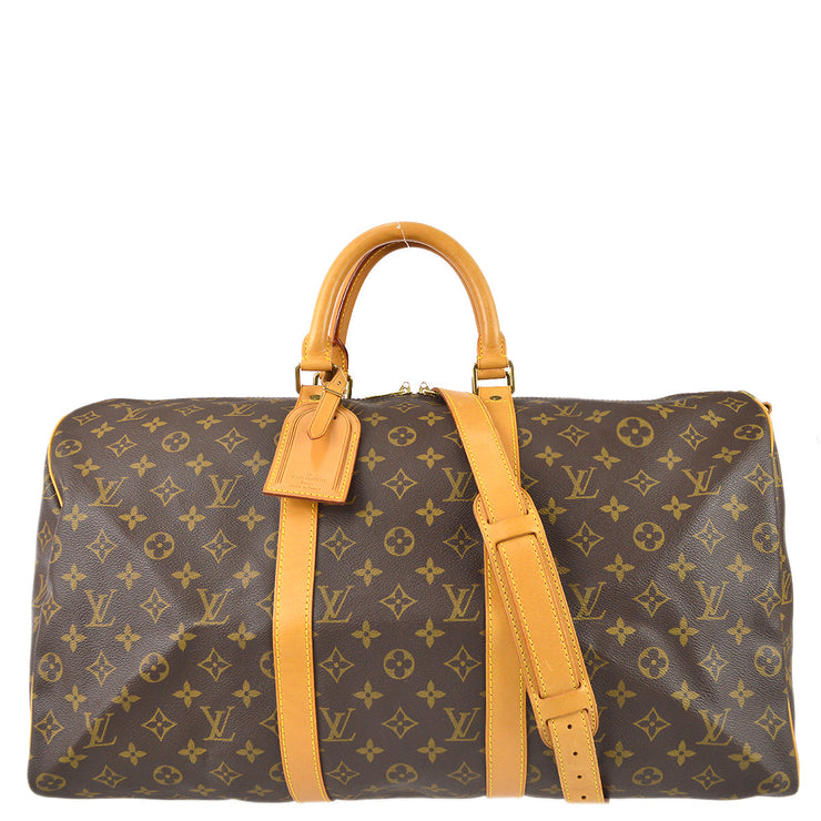 LOUIS VUITTON Keepall Bandouliere Size 50 Monogram Brown M41416