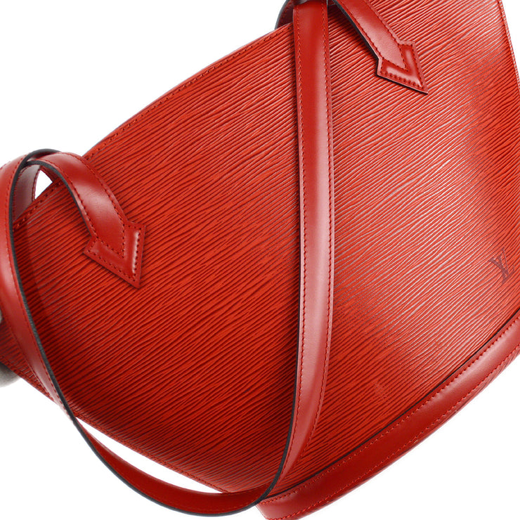 Louis Vuitton Red Epi Leather Saint Jacques Shoulder Bag Louis