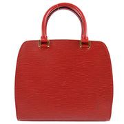 Louis Vuitton 1999 Red Epi Pont Neuf Handbag M52057