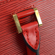 Louis Vuitton 1999 Red Epi Pont Neuf Handbag M52057