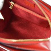 Louis Vuitton 1999 Red Epi Pont Neuf Handbag M52057