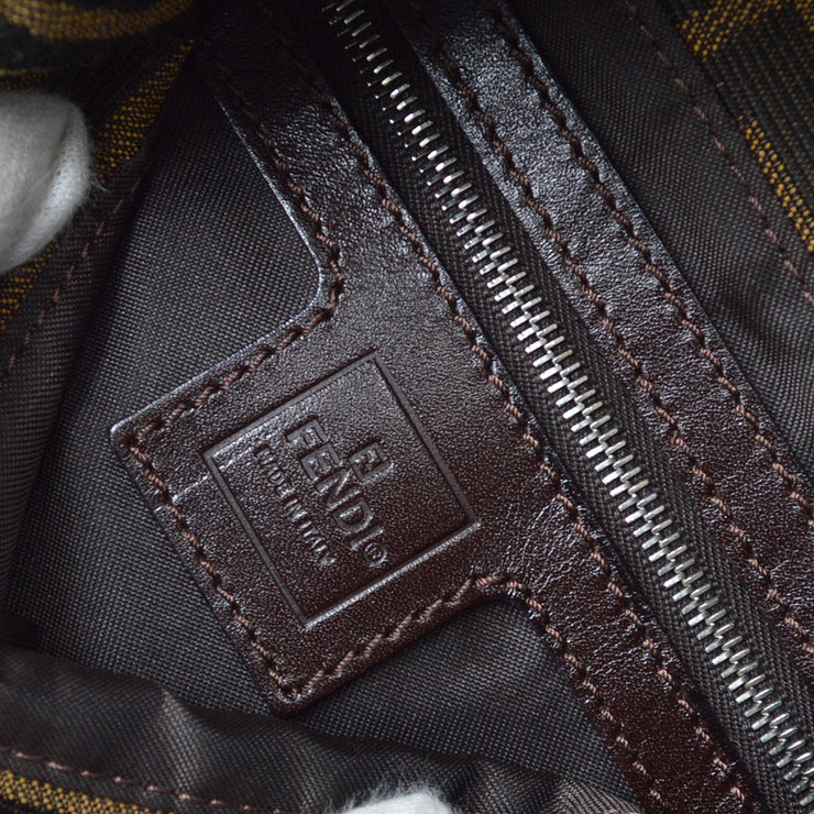 FENDI 2000s PVC Zucchino Shoulder Pochette Wallet Brown – AMORE Vintage  Tokyo