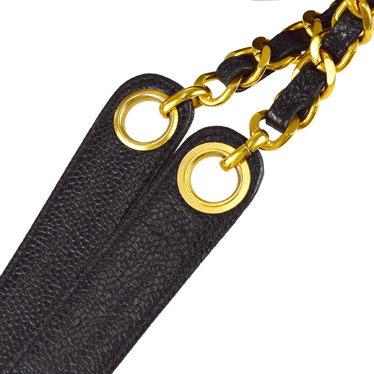 Chanel 1994-1996 Black Caviar Tote Bag 50
