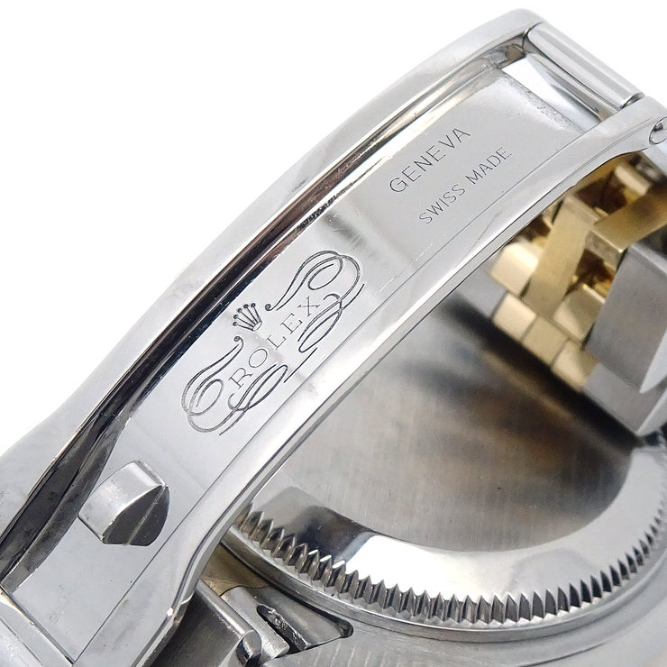 ロレックス オイスターパーペチュアルデイトジャスト 26mm Ref.179173OPG 腕時計 18KYG SS ダイヤモンド