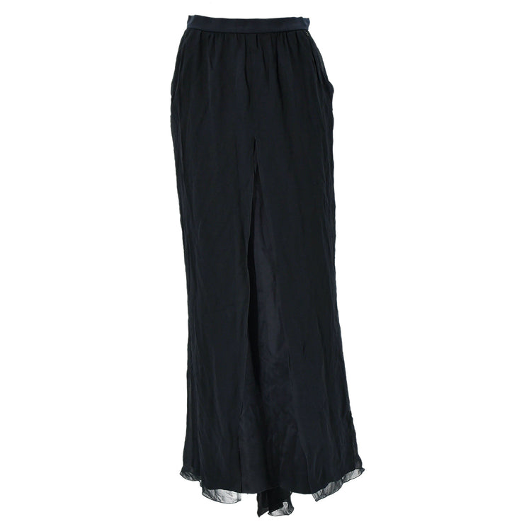 Chanel 2002 fall high-waisted silk maxi skirt #38 – AMORE Vintage Tokyo
