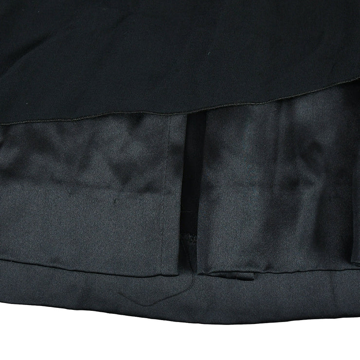Chanel 2002 fall high-waisted silk maxi skirt #38
