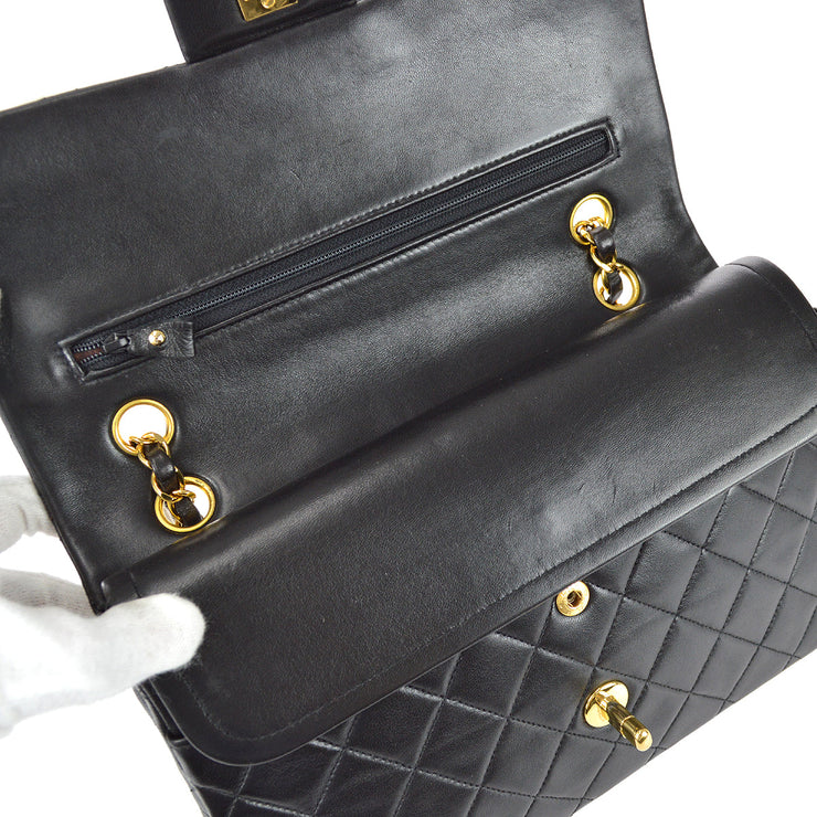 Chanel Classic Flap Medium Chain Shoulder Bag Black – AMORE Vintage Tokyo