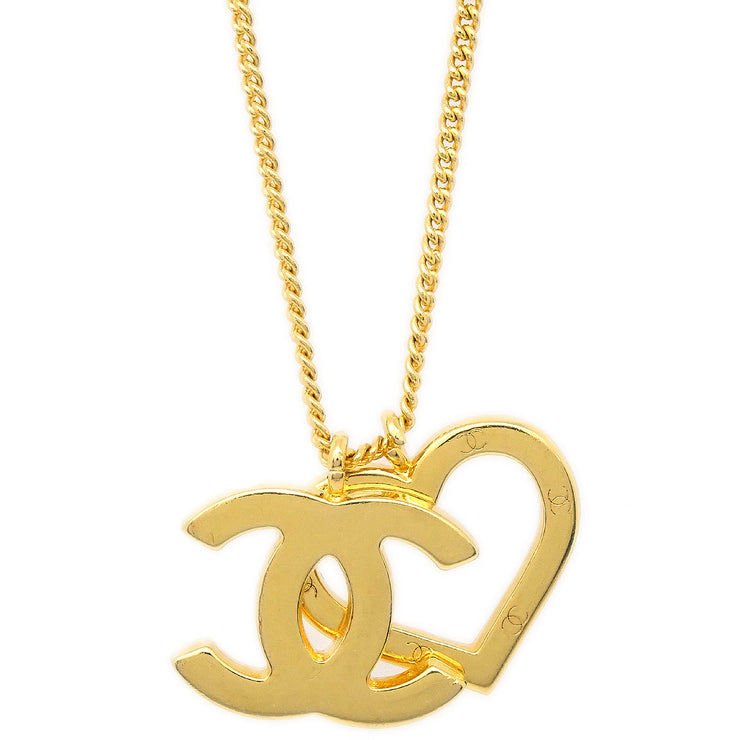 Chanel Heart Necklace Gold 04P – AMORE Vintage Tokyo