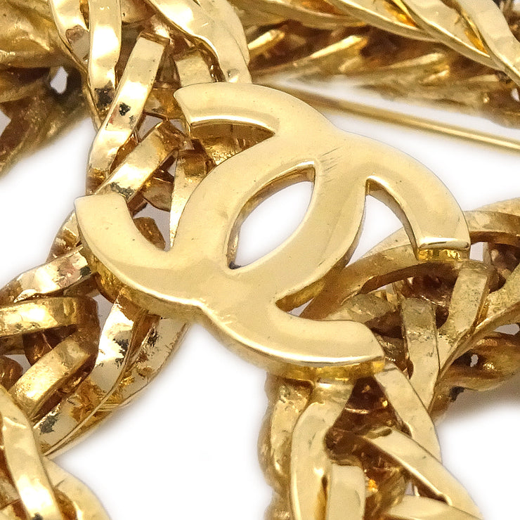 Chanel CC Brooch Pin Gold