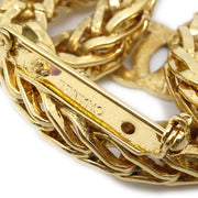Chanel CC Brooch Pin Gold