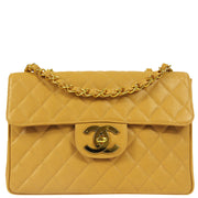 Chanel * 1994-1996 Beige Caviar Jumbo Classic Flap Bag
