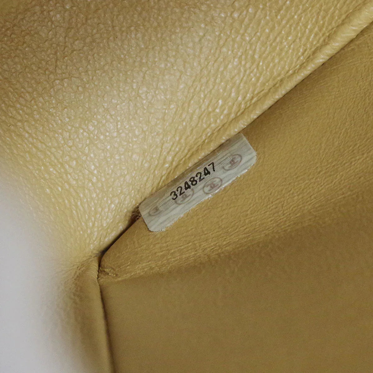 Chanel * 1994-1996 Beige Caviar Jumbo Classic Flap Bag