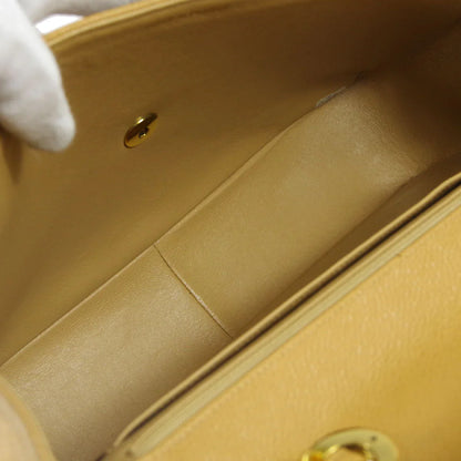 Chanel * 1994-1996 Beige Caviar Jumbo Classic Flap Bag