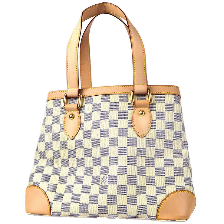 LOUIS VUITTON Damier Azur Totally PM White N51261 Women's Canvas