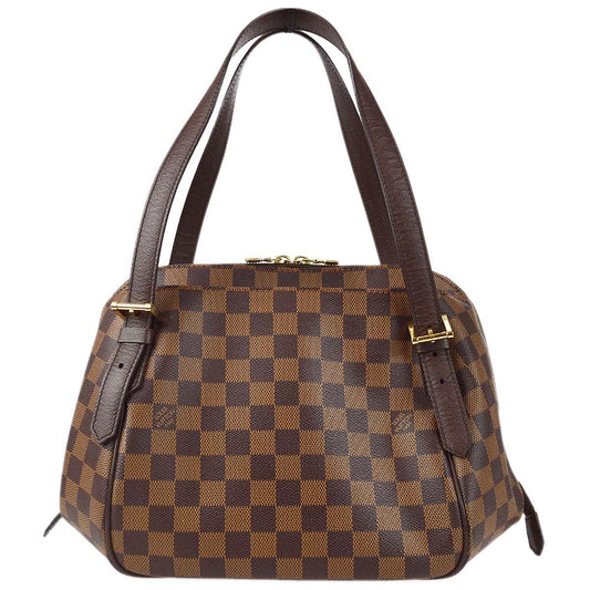 Louis Vuitton 2004 Damier Belem MM Handbag N51174