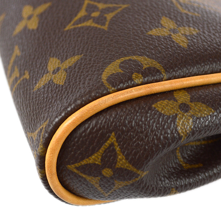 Louis Vuitton Shoulder Bag Eva Chain M95567 Monogram Canvas Brown Women's LOUIS  VUITTON