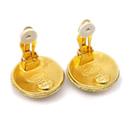 Chanel 1994 Gold 'CC' Filigree Earrings Small