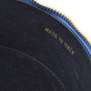 Chanel 1994-1996 Light Blue Caviar Jewelry Case Pouch