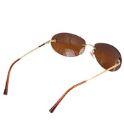 Chanel Sunglasses Eyewear Brown Small Good