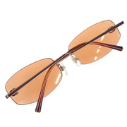 Chanel Sunglasses Eyewear Brown Small Good