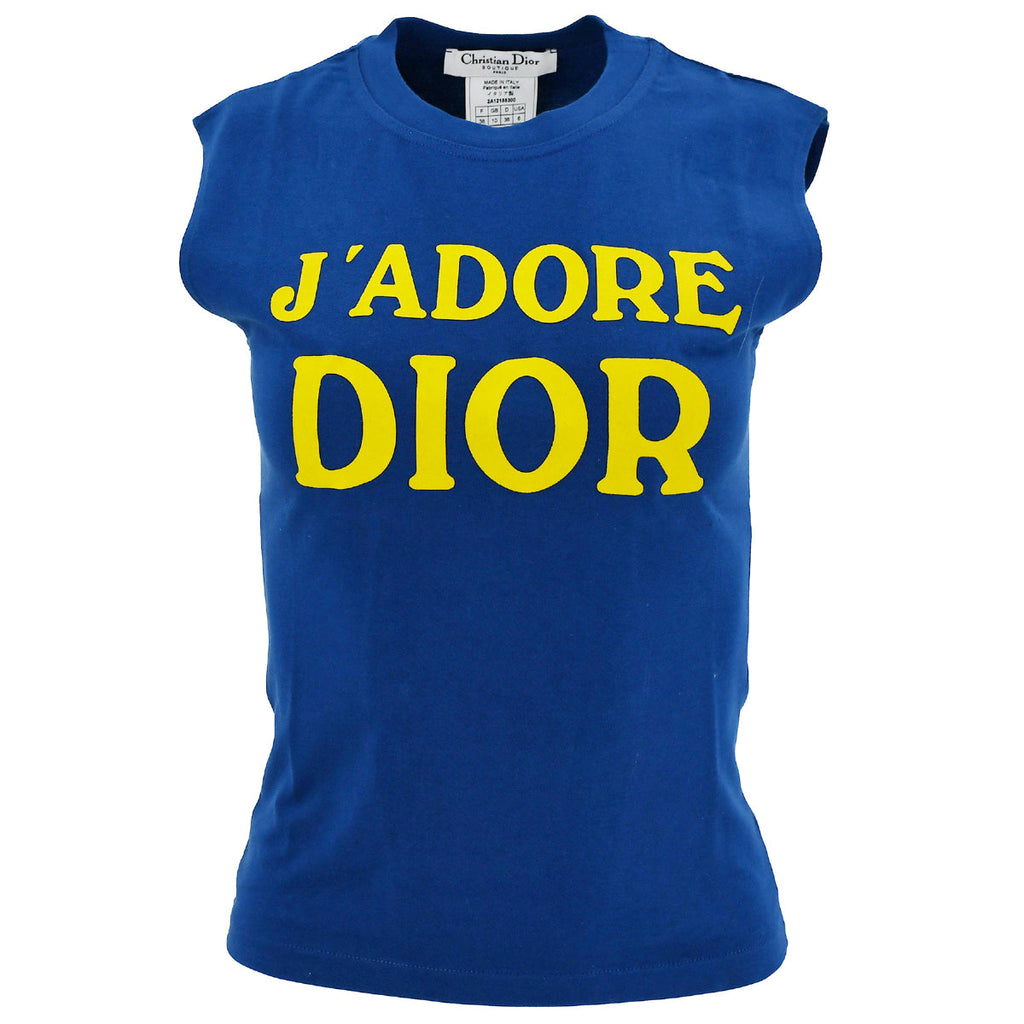 Christian Dior 2002 John Galliano J'Adore Dior tank top #38