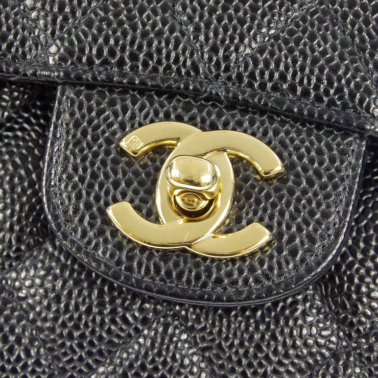 Chanel * 2001-2003 Classic Double Flap Small Black Caviar – AMORE