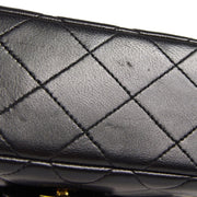 Chanel 1994 Black Lambskin Micro Classic Flap Handbag