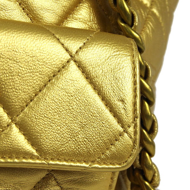 Chanel Gold Lambskin Duma Backpack Large – AMORE Vintage Tokyo