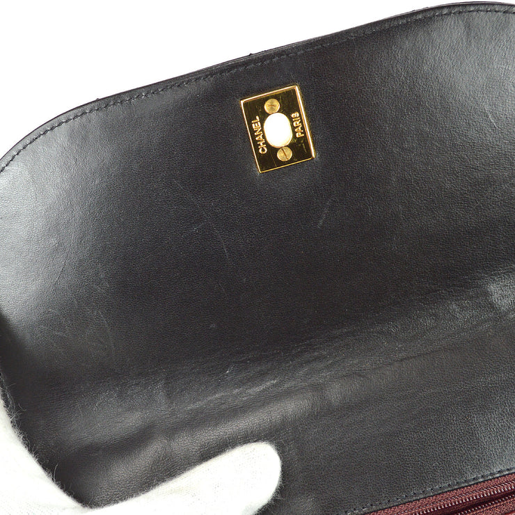 Chanel Black Lambskin Chain Handbag – AMORE Vintage Tokyo