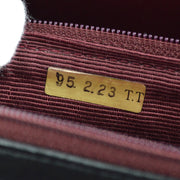 Chanel 1994-1996 Black Lambskin Briefcase Business Handbag