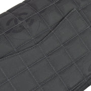 Chanel 2001-2003 Black New Travel Line Medium Classic Single Flap