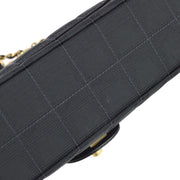Chanel 2001-2003 Black New Travel Line Medium Classic Single Flap