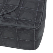 Chanel 2001-2003 Black New Travel Line Medium Classic Single Flap