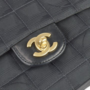 Chanel 2001-2003 Black New Travel Line Medium Classic Single Flap