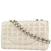 Chanel 2001-2003 Beige New Travel Line Classic Single Flap Bag
