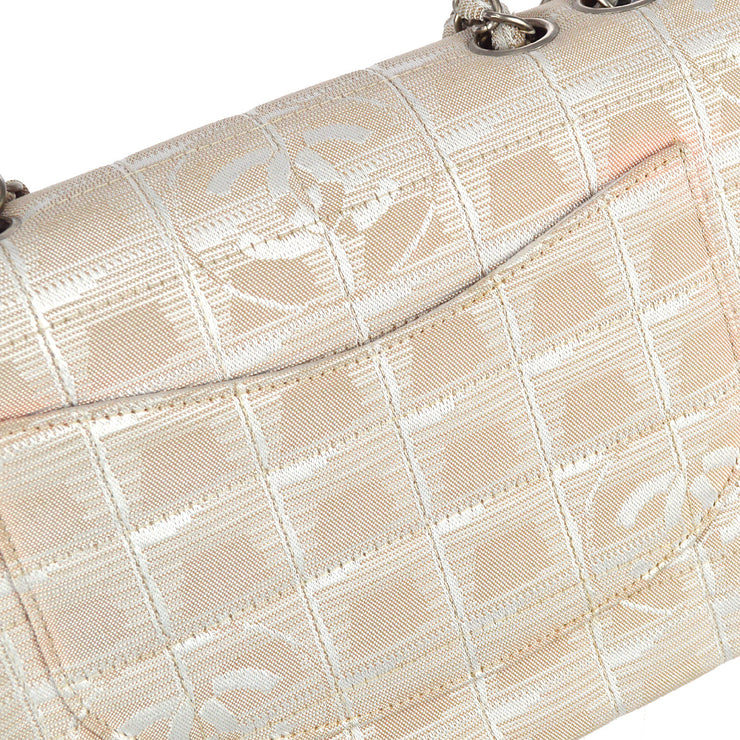 Chanel 2001-2003 Beige New Travel Line Classic Single Flap Bag – AMORE  Vintage Tokyo