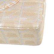 Chanel 2001-2003 Beige New Travel Line Classic Single Flap Bag
