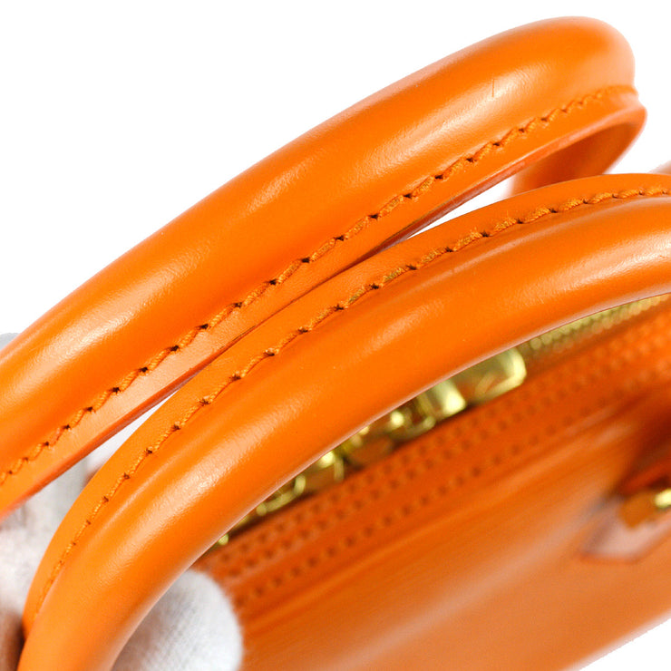 Louis Vuitton LV Jasmin Orange Handbag EPI Leather Bag M5208H