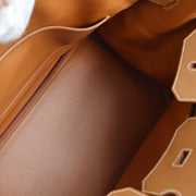 Hermes 2003 Gold Courchevel Birkin 35