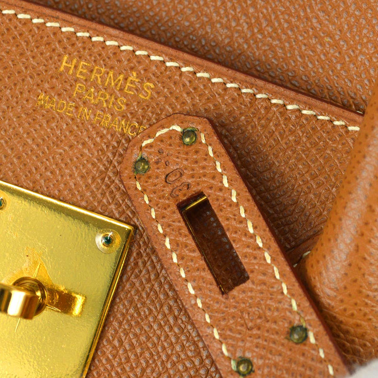 Hermes 2003 Gold Courchevel Birkin 35 – AMORE Vintage Tokyo
