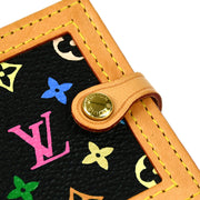Louis Vuitton 2004 Porte Photo 2Volet Multicolor Black M58002
