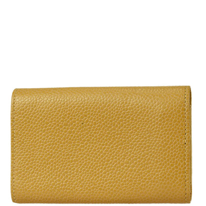 Chanel 2004-2005 Beige Caviar Timeless Key Case