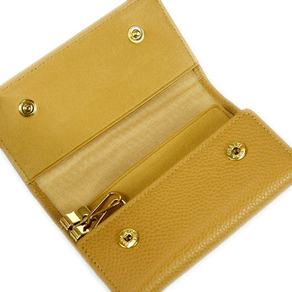 Chanel 2004-2005 Beige Caviar Timeless Key Case