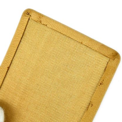 Chanel 2004-2005 Beige Caviar Timeless Key Case