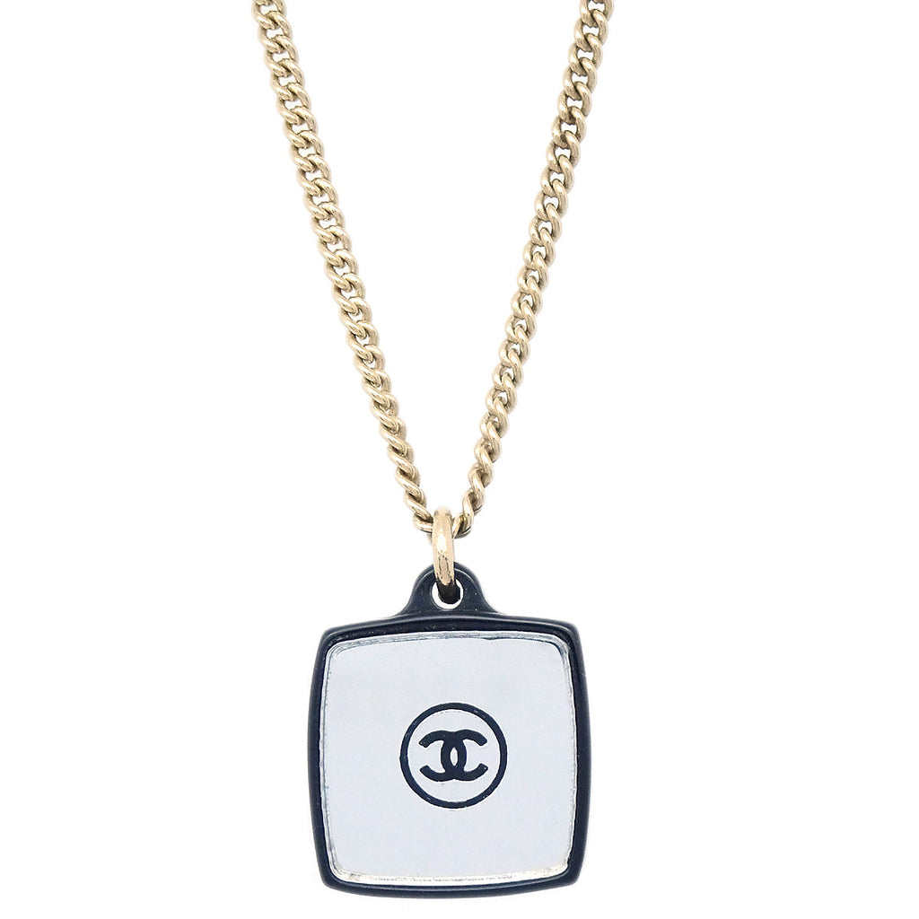 Chanel Rhinestone Gold Chain Pendant Necklace 04A – AMORE Vintage Tokyo