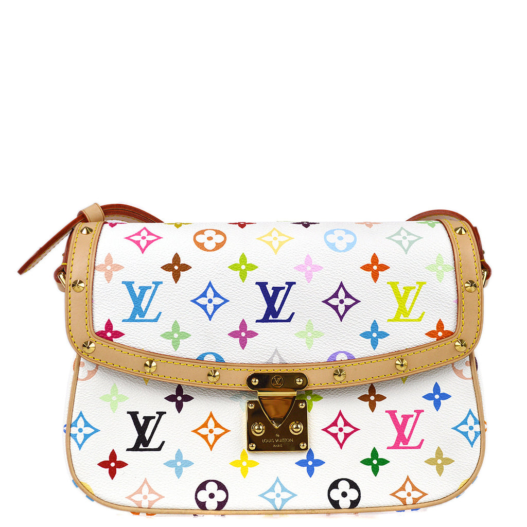 LOUIS VUITTON Monogram Multicolor Sologne Shoulder Bag White M92661 auth  30656 ref.613696 - Joli Closet