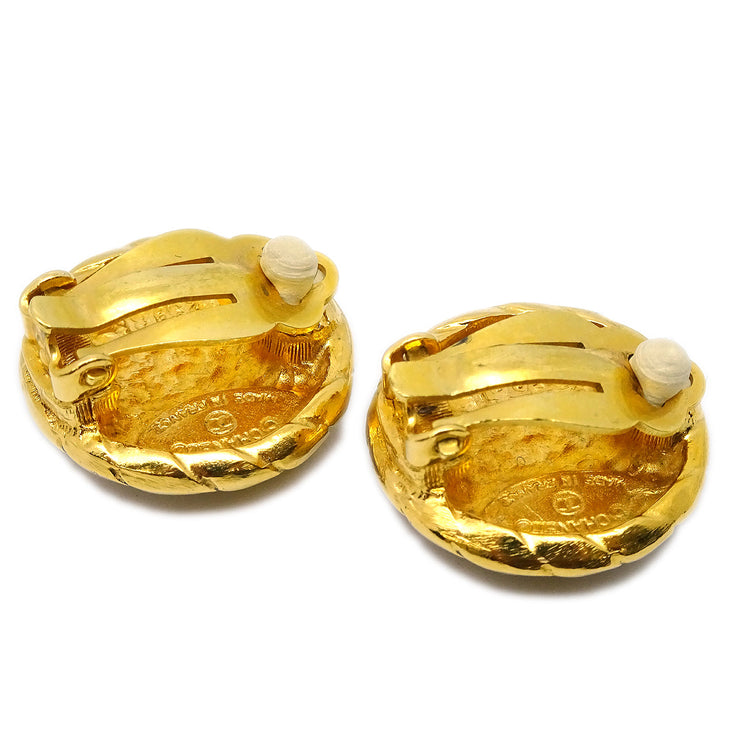 Chanel Button Earrings Clip-On Gold 2595 – AMORE Vintage Tokyo