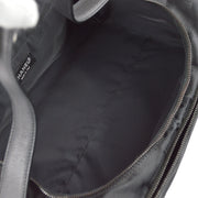 Chanel 2000-2001 Black Jacquard New Travel Line Handbag